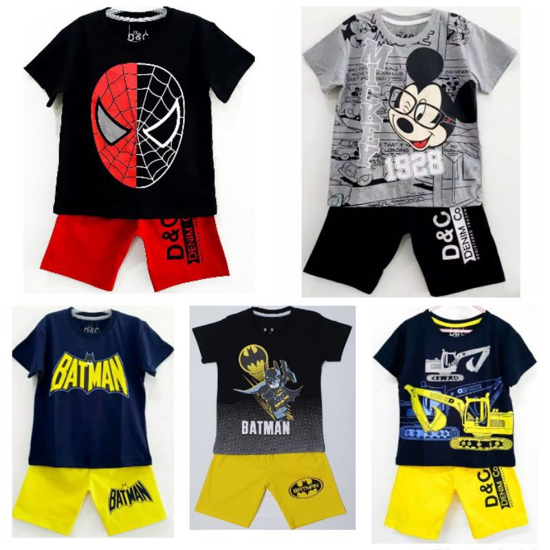 Setelan Anak Laki laki/Baju Anak Laki laki/Setelan Anak Cowok 1-12 Tahun