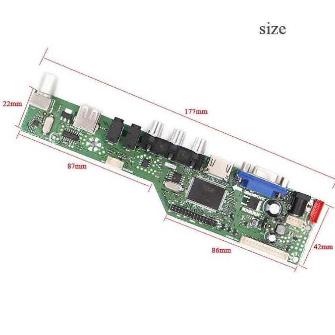 Paket Panel Monitor Universal Lcd Led Tv Board Skr.03 8501 Diy Tv Set