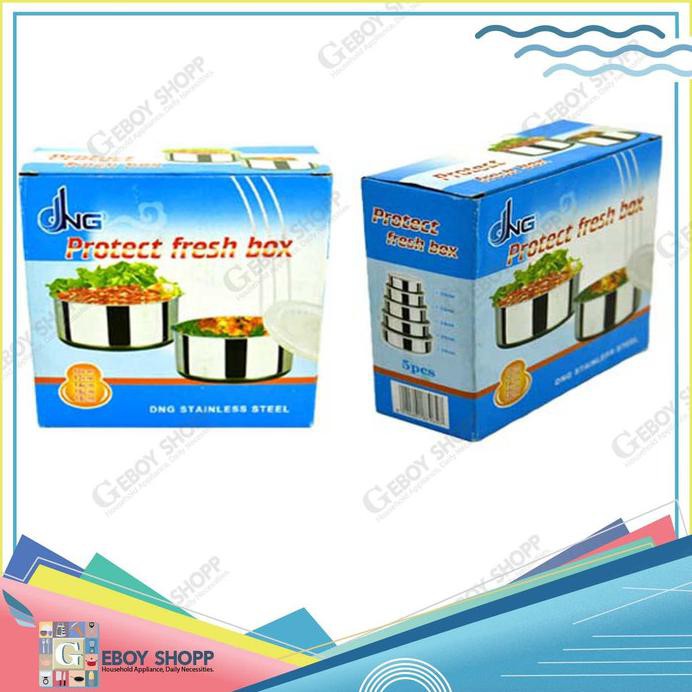 termurah Fresh Box susun 5 Stainless Steel/Rantang Stainless Steel berkualitas