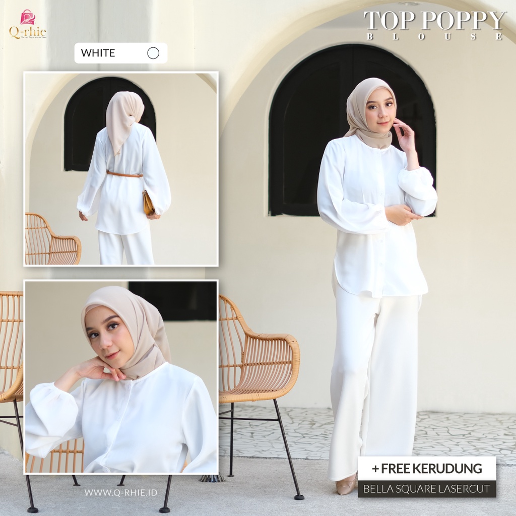 Qrhie Baju Atasan Wanita Poppy