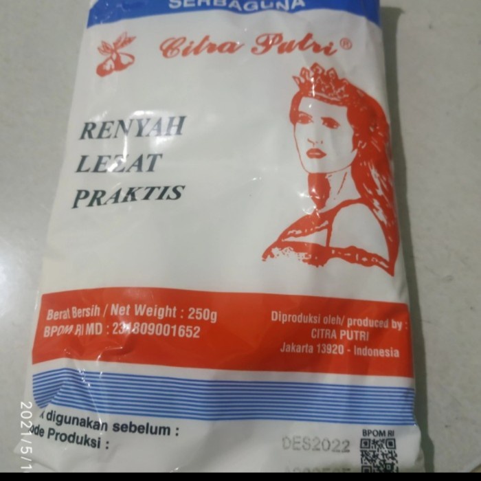 

BISA COD tepung putri 40x250gr khusus someday