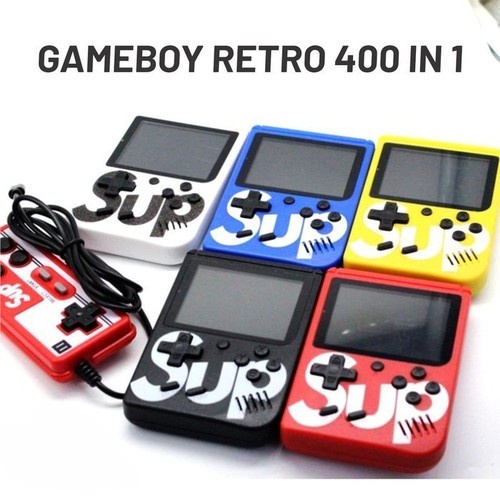 New Style Sup X Game Box 400 GAME / Gamebot Classic Mini / Game Pocket Machine / Mainan Anak Laki / 