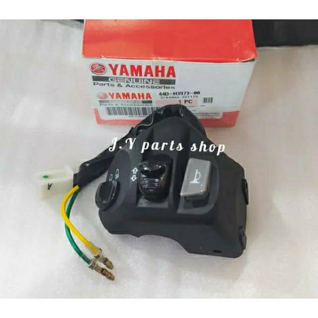 SWITCH HANDLE SAKLAR KIRI XEON KARBU RC GT 125 MIO J ORIGINAL YGP 44D-H3973-00