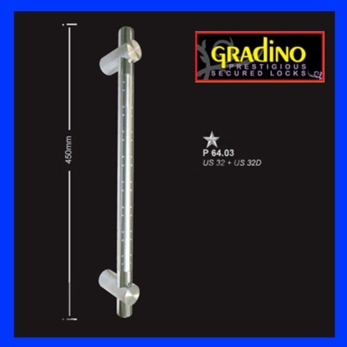 GRADINO - HANDLE PINTU/PULL HANDLE GRADINO P 64.03/HANDLE 45 CM STAINLESS SUS 304