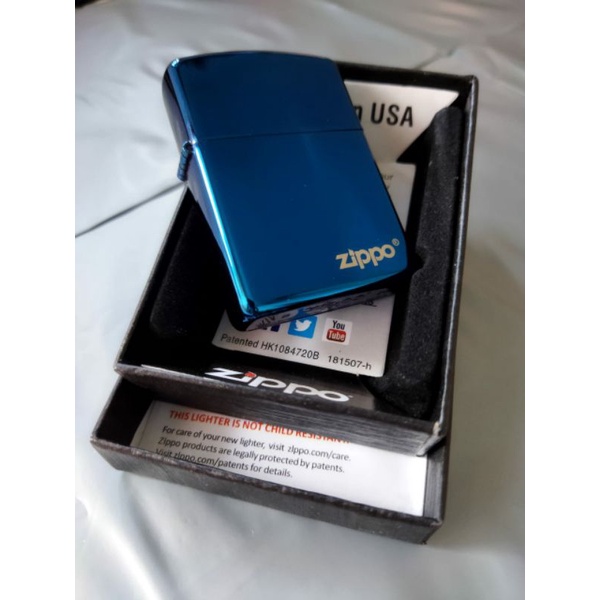 Zippo blue ice