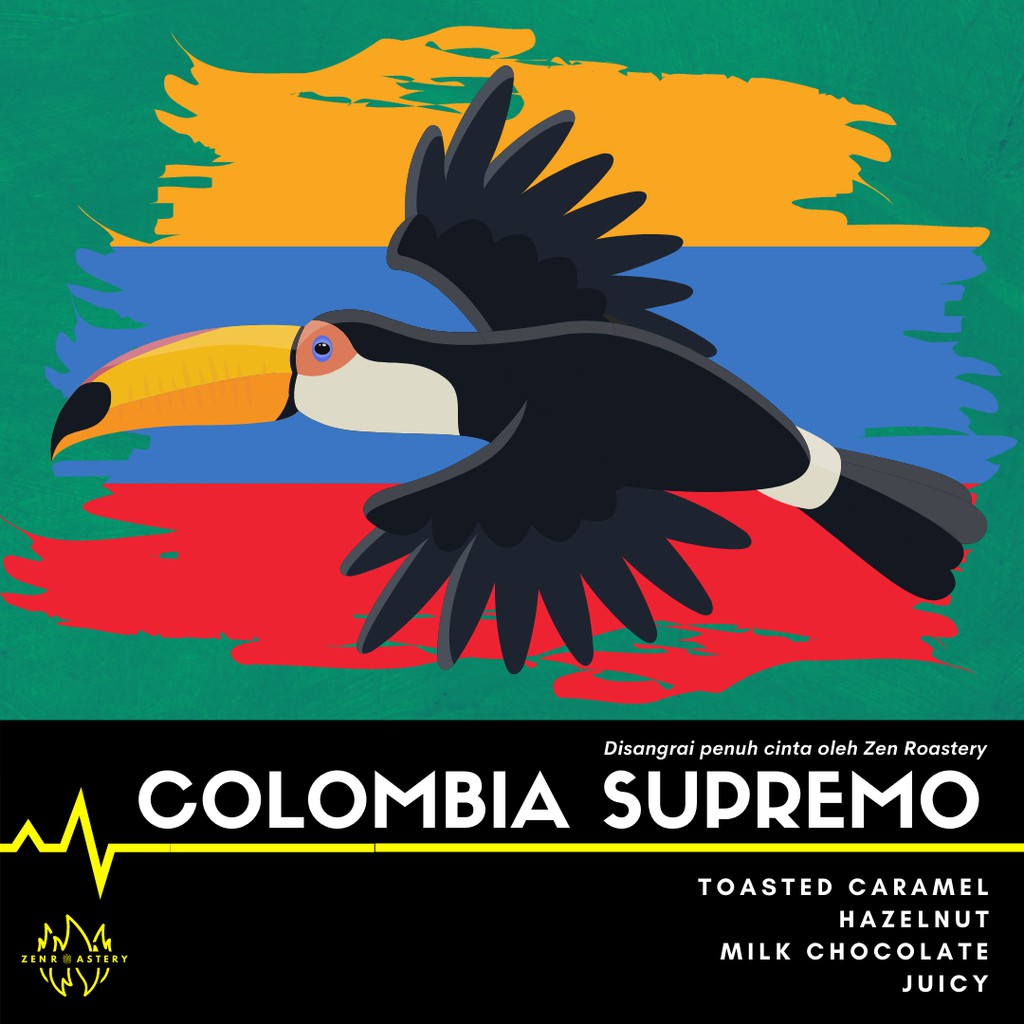 

Kopi Supremo Colombia 200 gr Zen Roastery