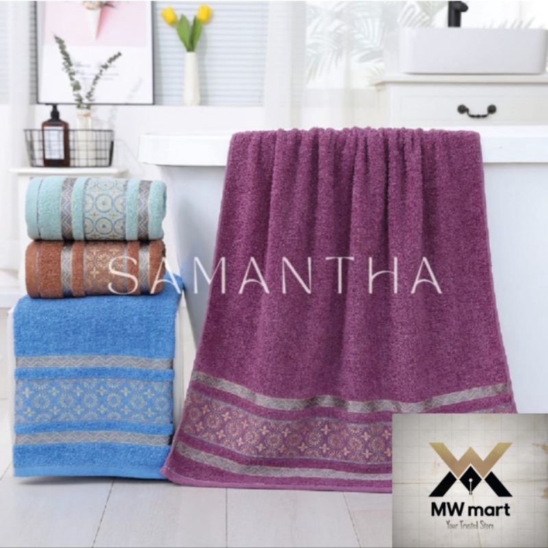 Handuk mandi motif premium 70x140cm