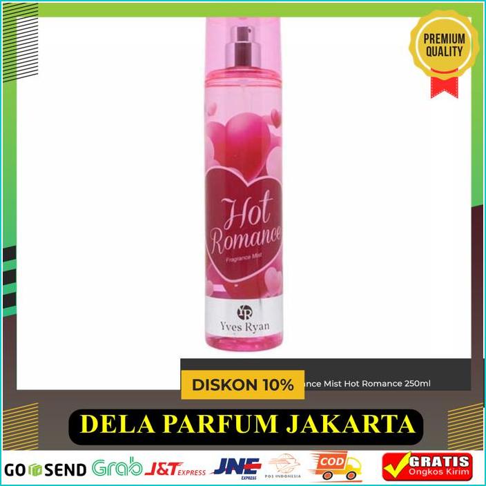 YVES RYAN FRAGRANCE MIST HOT ROMANCE 250ML - BODY MIST COLOGNE BEST PRODUK