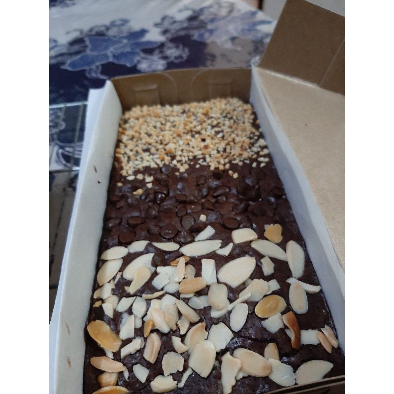 

Fudgy Brownies Triple Toping