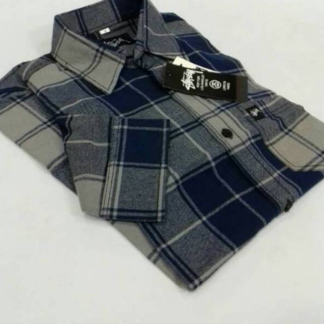 JUAL FASHION KEMEJA ANAK MUDA BRANDED KEMEJA FLANEL PRIA DEWASA CID 17943 -SIZE M L XL GROSIR KEMEJA
