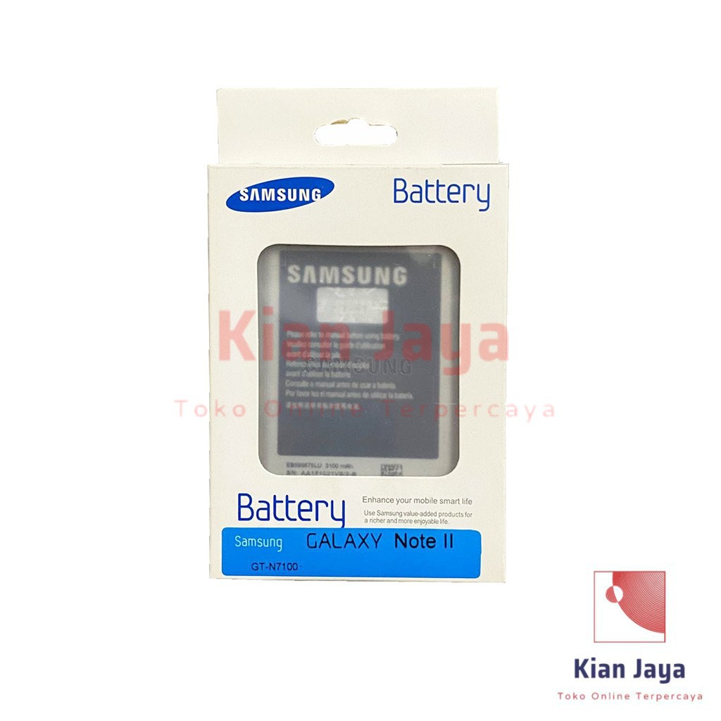 [Garansi 100% Ori] Baterai Samsung Galaxy Note 2 N7100 N7102 Batre Batrai Battery Hp Original