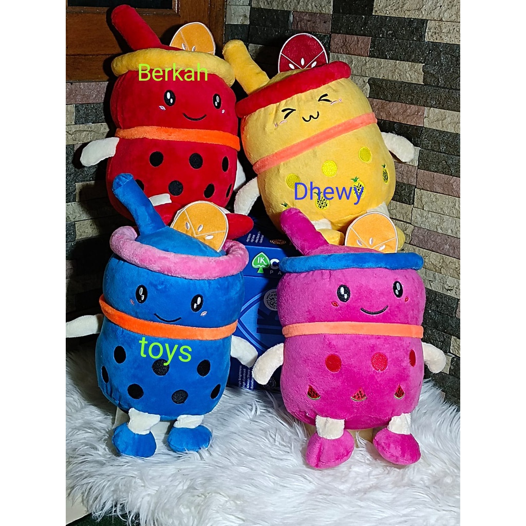 ( BISA COD ) boneka boba karakter buah kaki dan tangan/boneka boba lucu imut/boneka boba new/boneka 