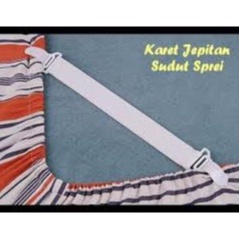 Tali Karet Tepi Sprei / Tali Stap Jepitan Pengait Ujung Sprei / Karet Pengait Sudut Sprei 1 Pcs