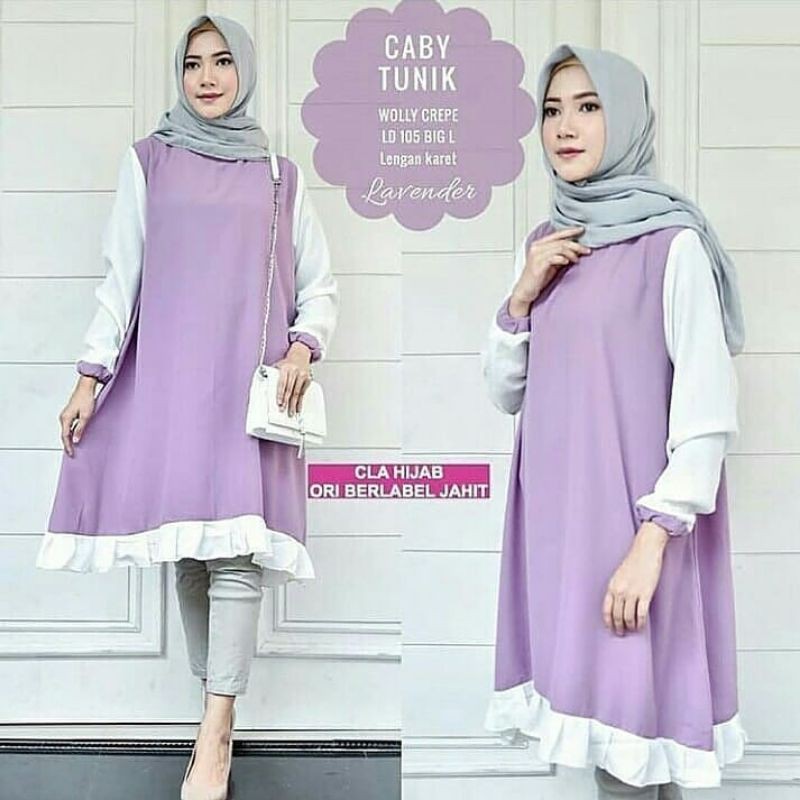 CHABY TUNIK ATASAN TUNIK l TUNIK l atasan muslim wanita l Atasan wanita, ATASAN, baju wanita, BLOUSE