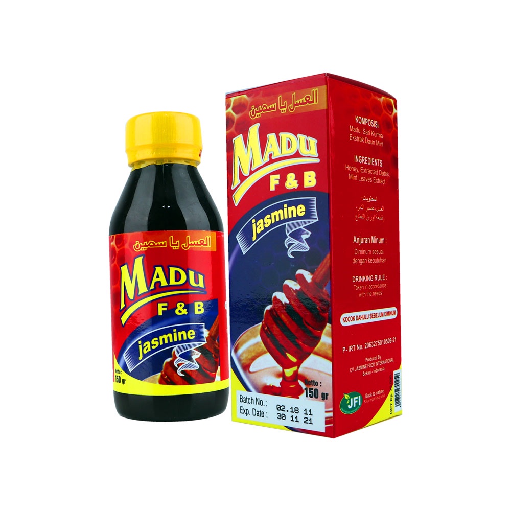 

Madu F Dan B Jasmine 150 gr Obat Herbal Flu & Batuk Pilek Radang Tenggorokan Original 100%