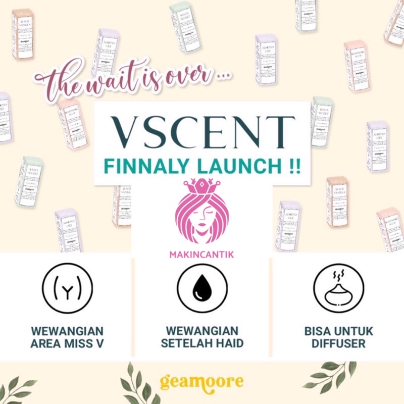 Geamoore VScent Parfume/ Parfum Pengharum Pewangi Miss V