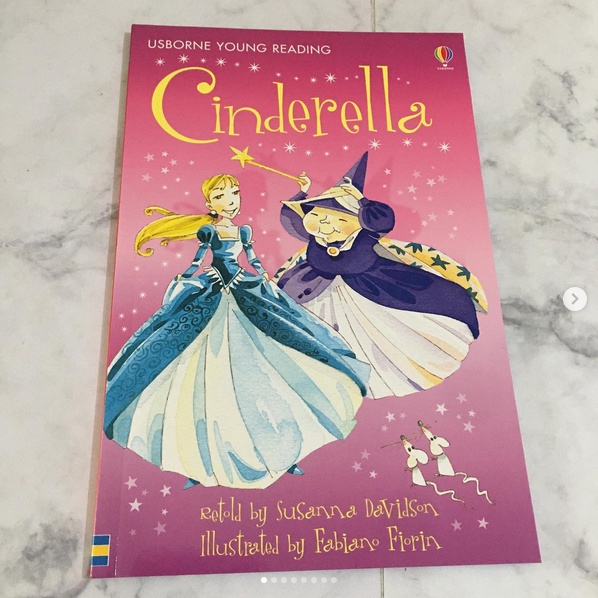 Cinderella disney princess usborne reprint buku cerita anak bahasa inggris storybook story book dong