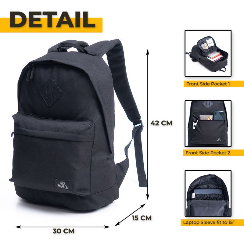 BAGZEE -TAS RANSEL BZ01- TAS KASUAL- RANSEL LAPTOP- TAS UNISEX - BACKPACK -TAS DISTRO - TAS PRIA - TAS WANITA - TAS SEKOLAH