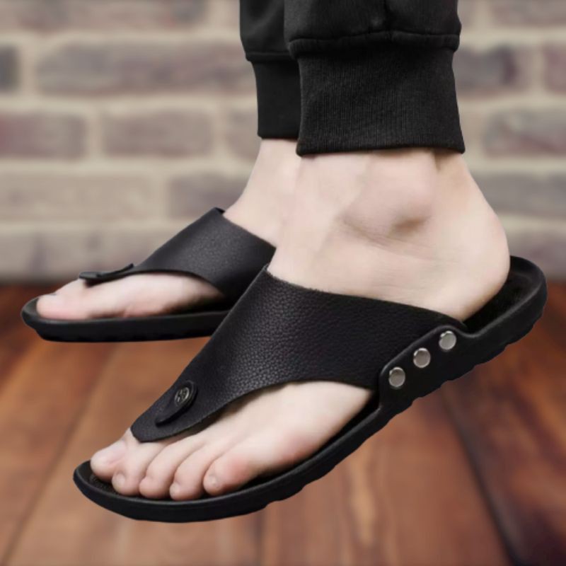 SANDAL KULIT ASLI PRIA/SANDAL FASHION IMPOR/SANDAL TERLARIS