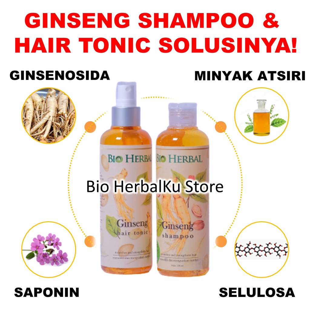 Obat Rambut Rontok Paket Sampo Rambut Rontok Dan Hair Tonik Rambut Rontok Penyubur Rambut Rontok B3C-2