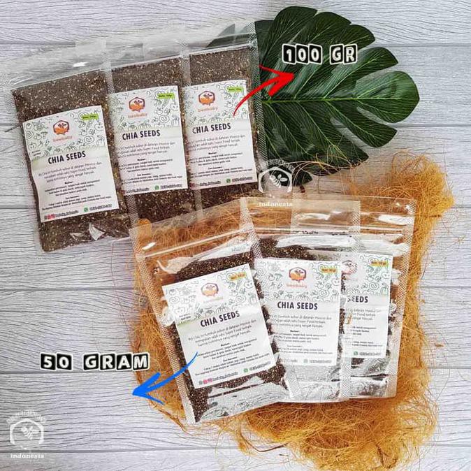 

TERLARIS! Chia Seed Super Food 100 gr - Chia 50 gr