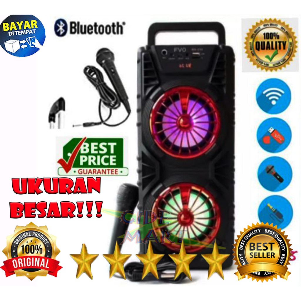 [EXTRA BASS] SPEAKER BLUETOOTH PORTABLE / SPEAKER + MIC BS-232 / SPEAKER BLUETOOTH PORTABLE FREE MIC