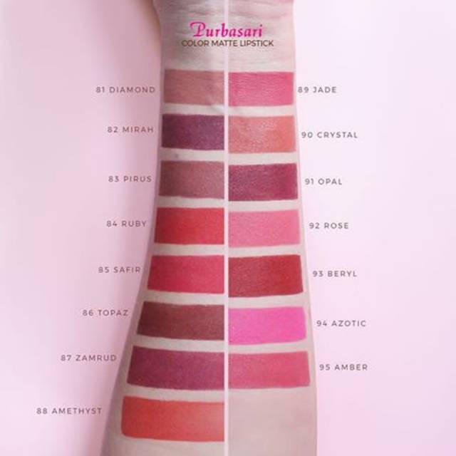 Purbasari Lipstick Color Matte