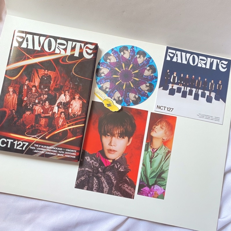 (OFFICIAL) ALBUM ONLY NCT 127 FAVORITE CHATARSIS VER. SHARING ALBUM NCT 127