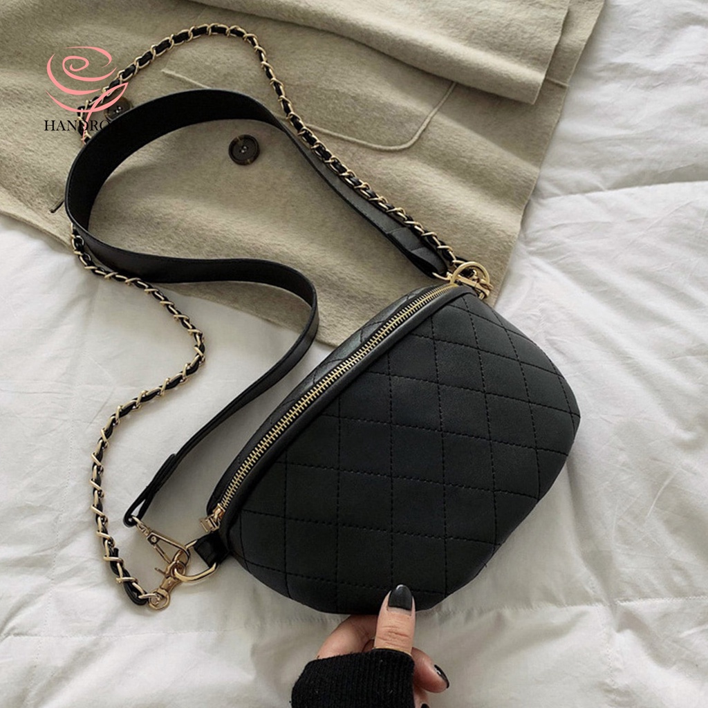 Handrose - Tas Wanita Terbaru / Tas Wanita Selempang / Tas Bahu Wanita / Tas Slempang Rantai / Slig Bag Terbaru Korean Style HR 049