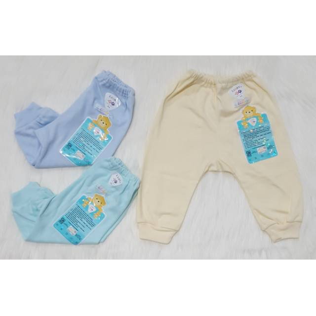 Celana Panjang Pampers NB 0-3 3-6 Polos Warna Libby / Celana Panjang Bayi Libby