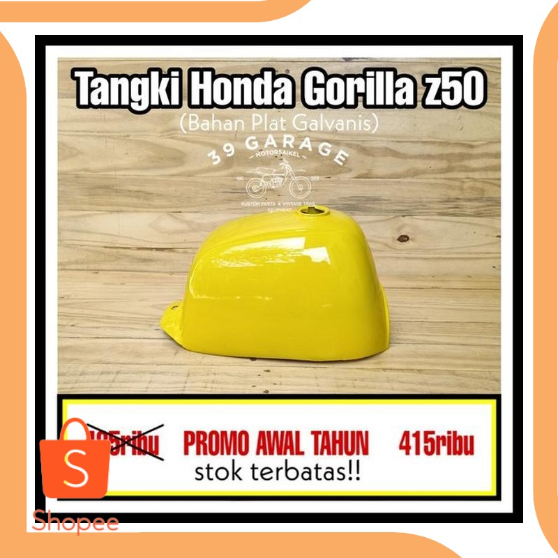 Unik perkakas tengki motor mini tangki honda gorilla tangki honda z50 hon Diskon