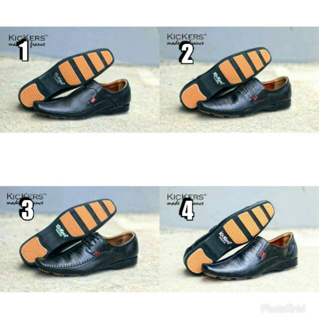 SEPATU PANTOFEL PRIA KULIT ASLI KICKERS