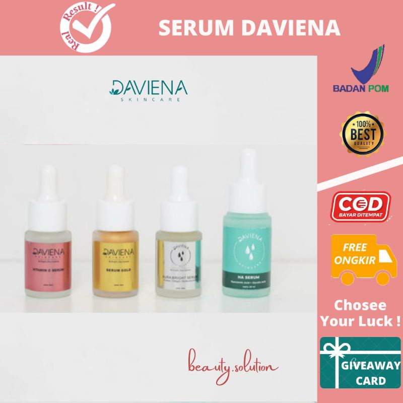 DAVIENA - SERUM Daviena Skincare Davina Serum All Series Vit C Gold Aura Bright Best Glowing Anti Ag