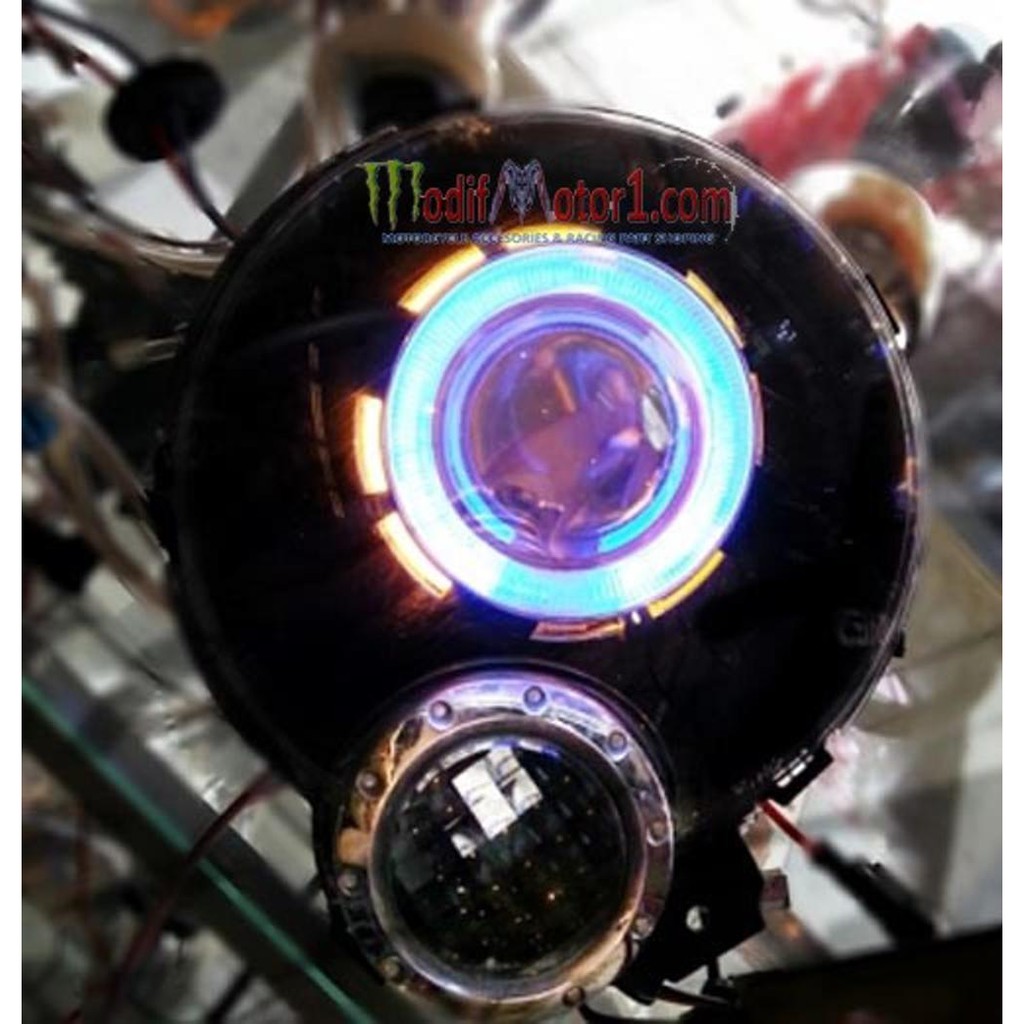 Jual Paket Projector Led Plus Reflektor Lampu Depan Fino Carbu Fi Led Projie Carbu Fi Indonesia Shopee Indonesia