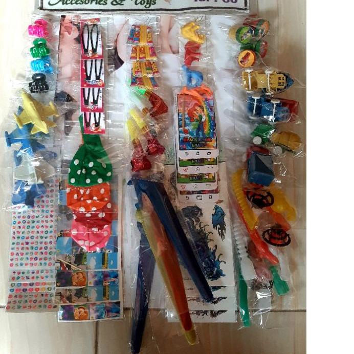 Terbaik, Grosir mainan renceng serba Rp.1000 isi 60pcs, Qt1....