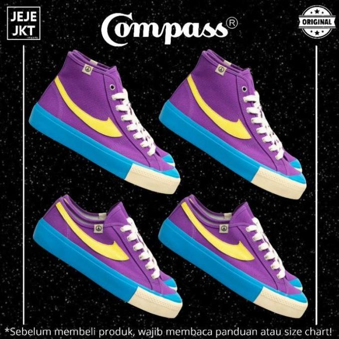 SEPATU COMPASS GAZELLE MATCHA PURPLE HAZE 100% ORIGINAL FDF321355E