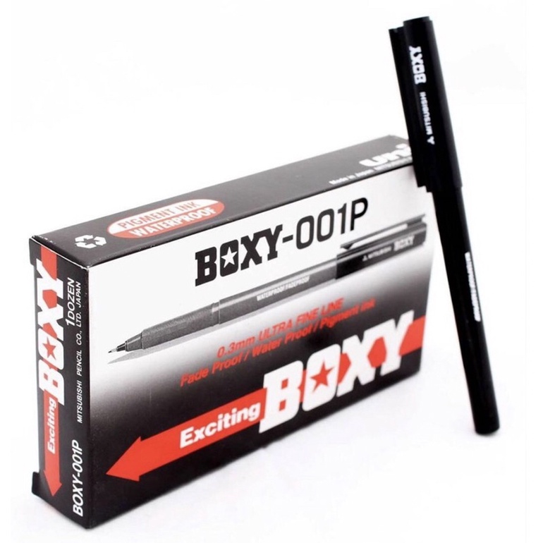 

BULPEN MITSUBISHI BOXY 001-P HITAM & BIRU TAHAN AIR ( Isi 12 biji )