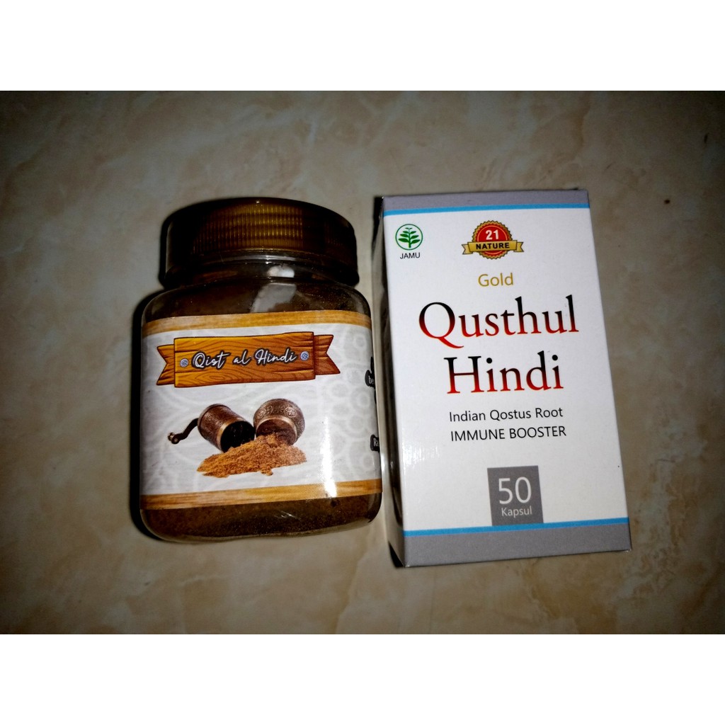 Qusthul Hindi (kapsul/serbuk)