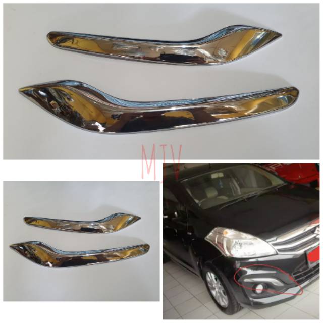 VARIASI ALIS FOGLAMP EETIGA 2016 CROM SET KANAN KIRI