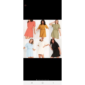 Old navy Short Sleeve Waist Mini Dress