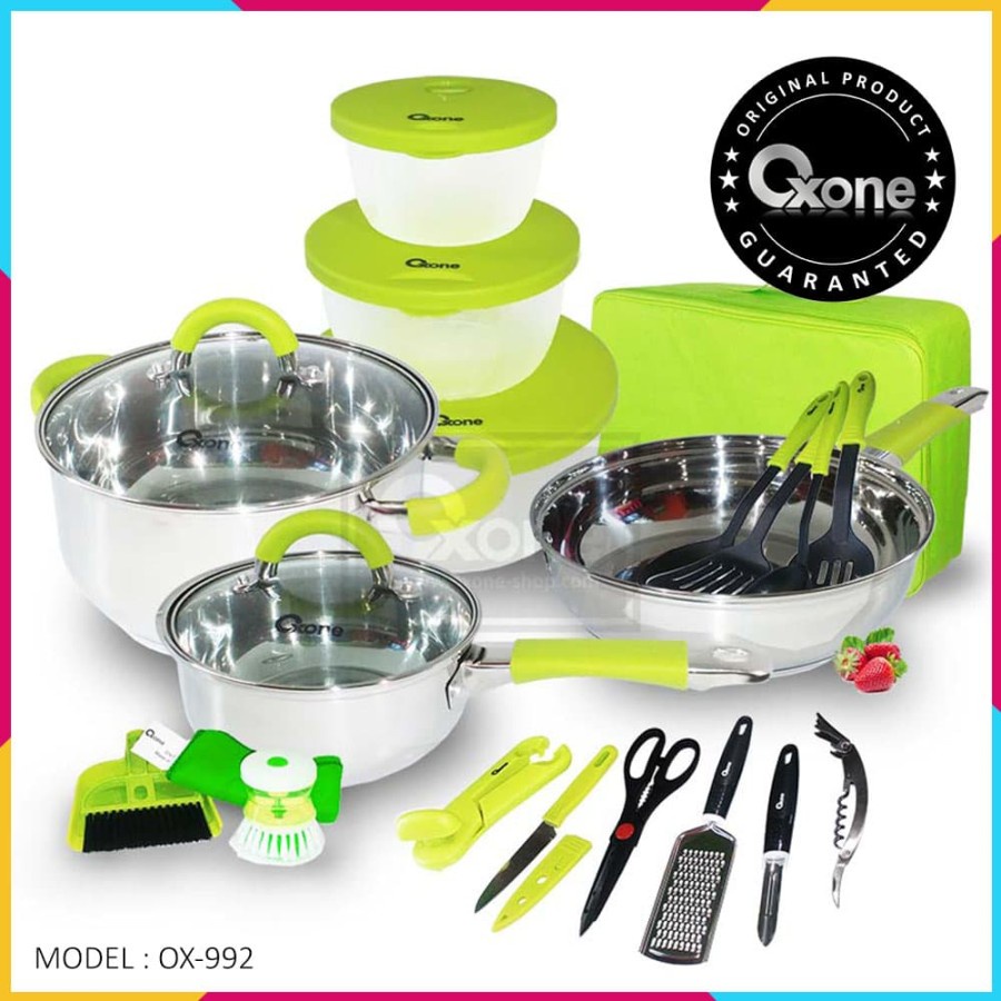 Panci Oxone OX-992 23Pcs Travel Cookware Set