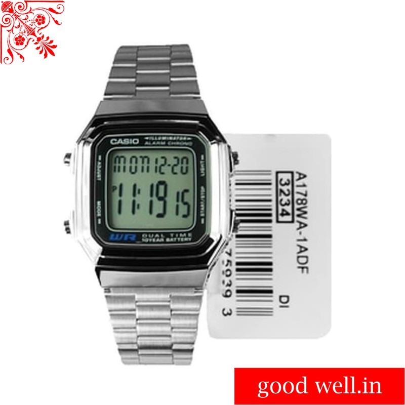 JAM TANGAN CASIO A-178WA-1 / A 178 WA ORIGINAL