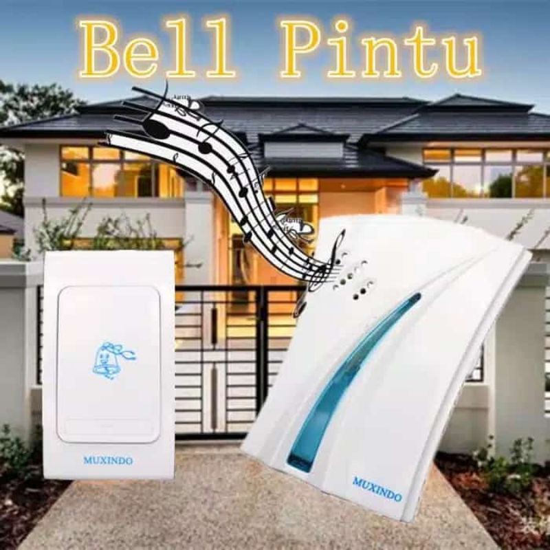 Bel pintu tanpa kabel bel pintu wireless