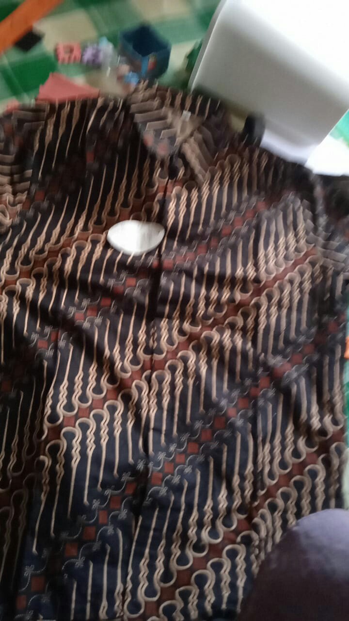 Diskon Bswart Batik Hrb026 Kenongo Hem Pendek Padi Pekalongan M L Xl Batik Pria Murah Modern Grosir