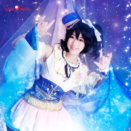 Costume Halloween Kostum Pesta COSTUME COSPLAY UWOWO LOVE LIVE CONSTELATION NICO YAZAWA