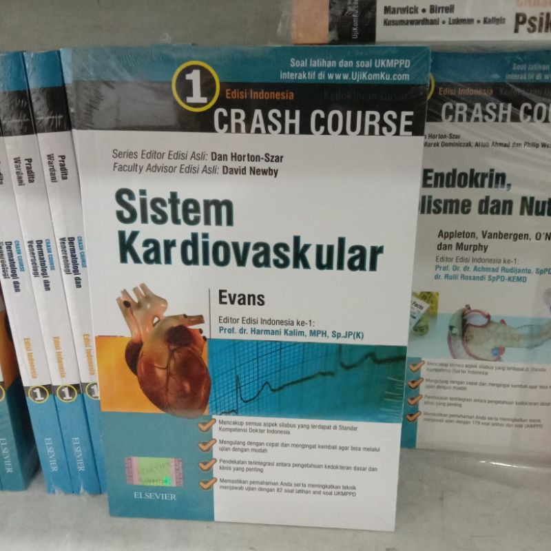 Buku Crash Course 1 Sistem Kardiovaskuler Oleh Evans Elsevier Shopee Indonesia
