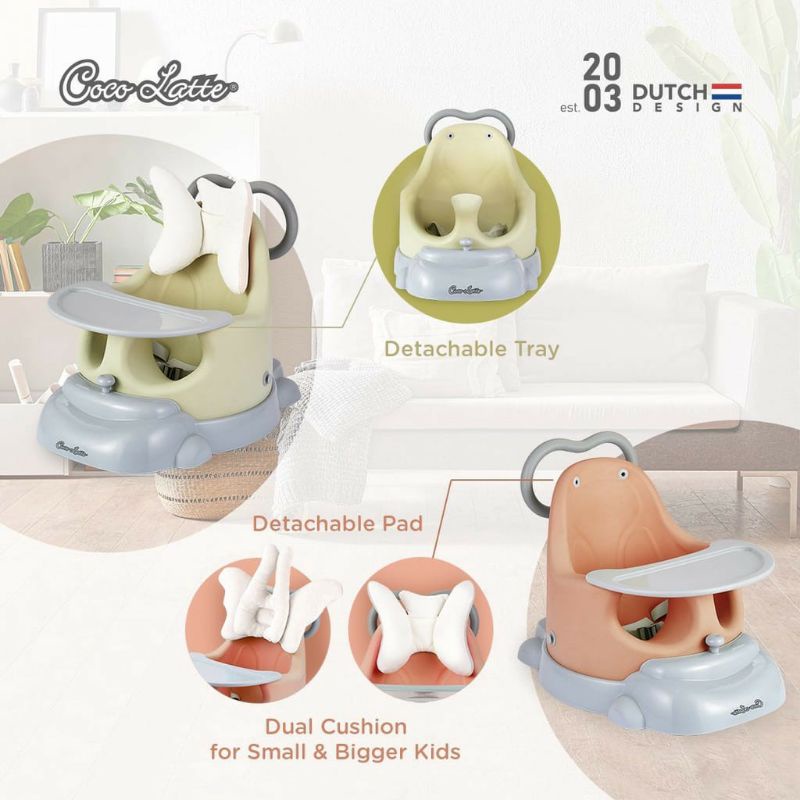 Cocolatte Booster Seat 6in1 Soft foam/Kursi Cocolatte