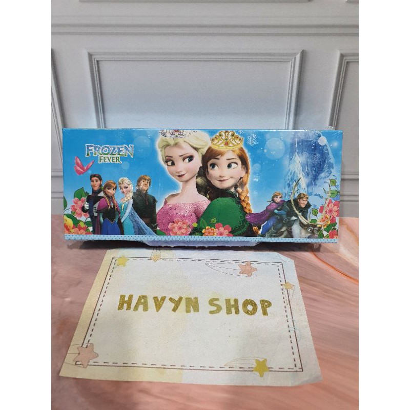 kotak pensil dus ada bisa kunci password KODE ukuran MINI 1tingkat-Frozen kodeMINI