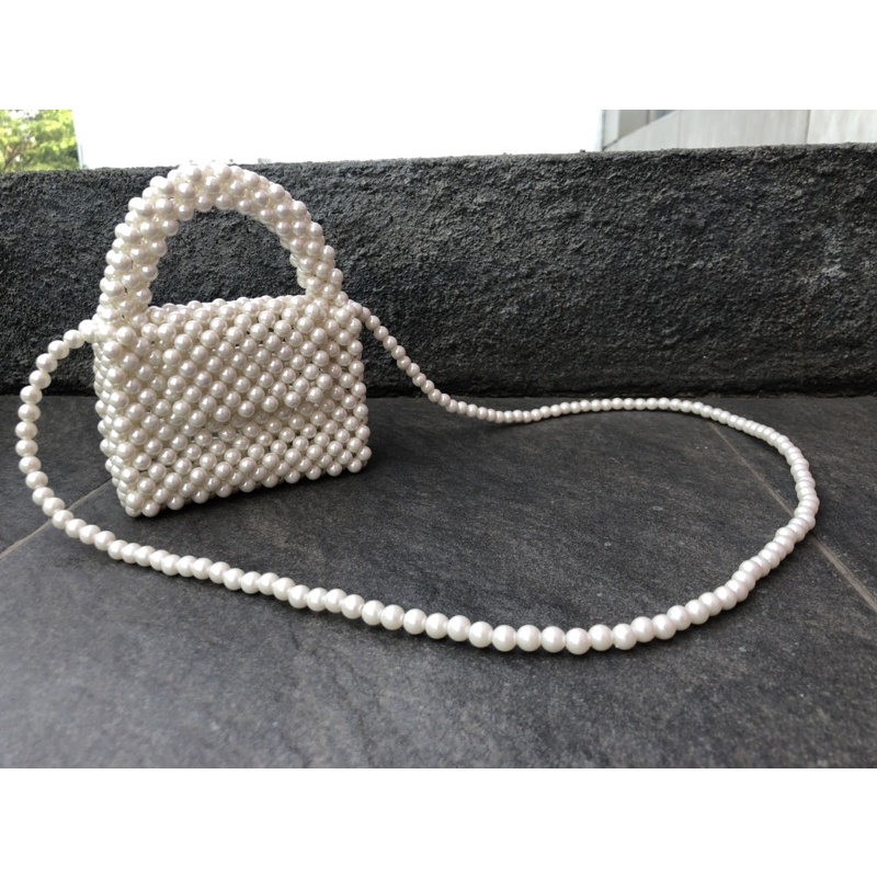 Luxury Pearl Mini Bag / Tas Mini Manik-Manik / Mote Mutiara