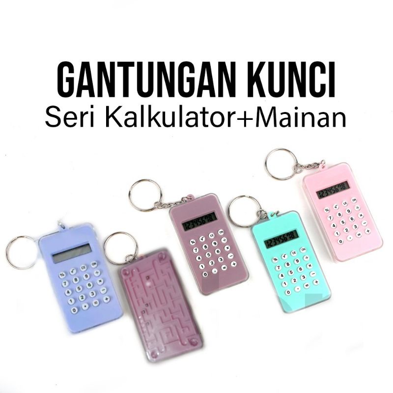 

Kalkulator Mini + Mainan Bola Fancy 8 Digit / Gantungan Kunci Kalkulator Unik Multifungsi